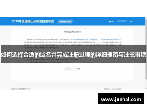 如何选择合适的域名并完成注册过程的详细指南与注意事项